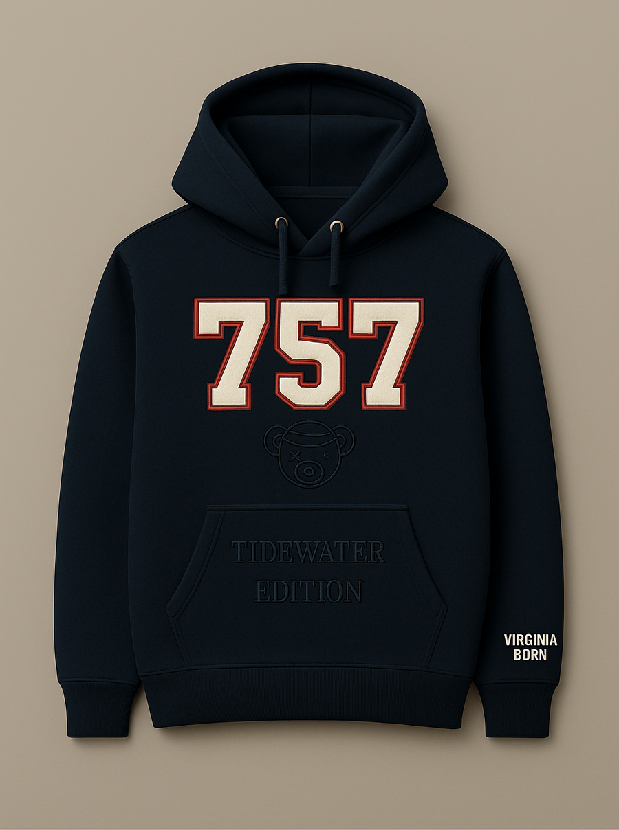 **PREORDER** 757 Varsity Hoodie – Tidewater Edition