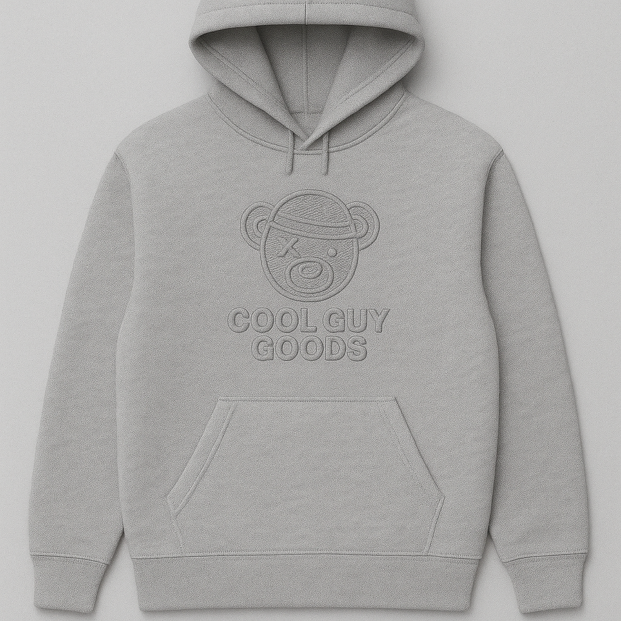 Signature Cool Guy Goods® Hero Hoodie – Tonal Embroidered Edition